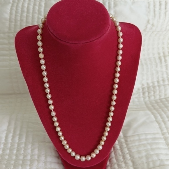 14k real freshwater pearls necklace - Picture 4 of 8